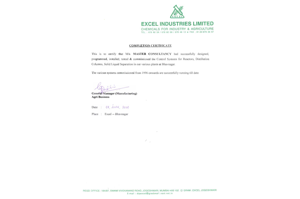 Excel Industries Limited
